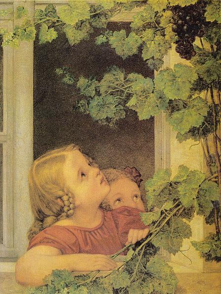 Kinder am Fenster, Georg Friedrich Kersting